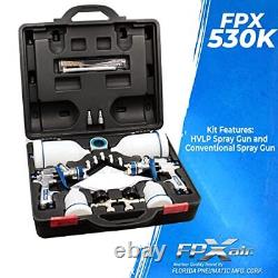 Fpxair Gravity Feed Hvlp Spray Gun Kit Fpx-535k Amélioration De La Maison Et Automobile
