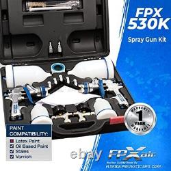 Fpxair Gravity Feed Hvlp Spray Gun Kit Fpx-535k Amélioration De La Maison Et Automobile