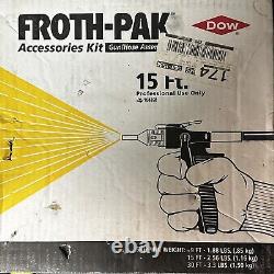 Froth-pakt 15' Spray Moam Gun Accessoires Kit New In Opened