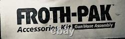 Froth-pakt 15' Spray Moam Gun Accessoires Kit New In Opened