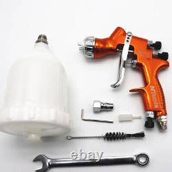 Hvlp Hd-2 Air Spray Gun Kit 1.3mm Nozzle Gravity Feed Car Paint Tool Pistolet Set