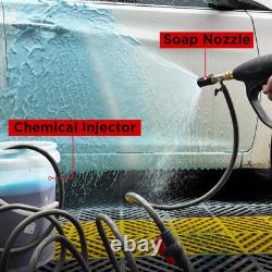 Injection chimique externe réglable à longue portée pour nettoyeur haute pression, en aval