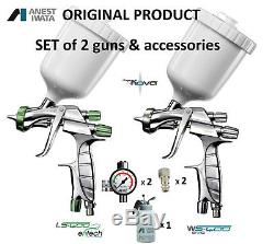 Iwata Ls400 1.4 / Ws400 1.3 Kit Base / Clear Pistolets Pulvérisateurs Supernova Neuf Et Authentique