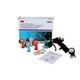 Kit De Pistolet Aerographe Accuspray One Avec 4 Tetes De Pulverisation Mmm-16578 Neuf