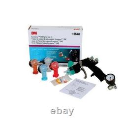 KIT DE PISTOLET AEROGRAPHE ACCUSPRAY ONE Avec 4 TETES DE PULVERISATION MMM-16578 Neuf