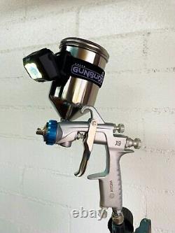 KIT DE PISTOLET À PEINTURE ATOM X9 HVLP À ALIMENTATION PAR GRAVITÉ BASECOAT CLEARCOAT AVEC PISTOLET GRATUIT