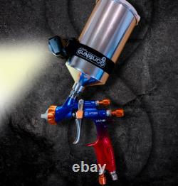 KIT PISTOLET À PEINTURE AUTO ATOM X88 INFINITY LVLP AVEC EMBOUTS 1.3 ET 1.4