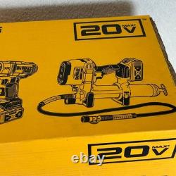 Kit Combo 3 Outils DEWALT 20V MAX DCK397HM2 Lampe de Poche à Choc Pistolet à Graisse Neuf