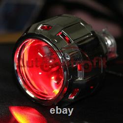 Kit Complet! 35w Mini H1 Projecteur+gatling Gun Suaires+red Demon Eyes+ballasts