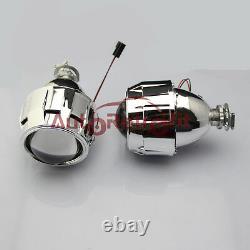 Kit Complet! 35w Mini H1 Projecteur+gatling Gun Suaires+red Demon Eyes+ballasts