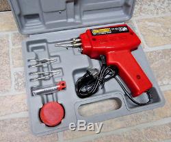 Kit De Pistolet À Souder Électrique 100 Watts Avec Fil De Flux Complet