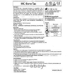Kit Mini Tac Remover US MCT Auto Bone 21 Tacs 3.5mm Court TBM-05 MCTBIO