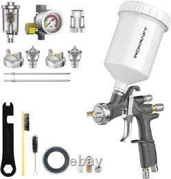 Kit Premium de pistolet à peinture pneumatique LVLP D1, facile à utiliser, pistolet à peinture pour voitures et maison