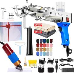 Kit complet de pistolet à tufting de tapis pour débutants