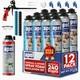 Kit D'isolation En Mousse Pulvérisée Apel (12 X 32,80 Oz. / 240 Pieds Bd) Isolation Thermique Et Acoustique