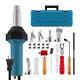 Kit D'outils De Soudage En Plastique à Air Chaud 1600w Avec Pistolet Chauffant Et 5 Buses