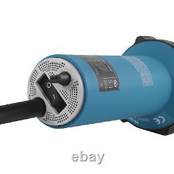 Kit d'outils de soudage en plastique à air chaud 1600W avec pistolet chauffant et 5 buses