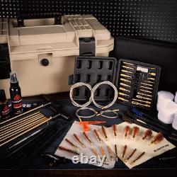 Kit de Nettoyage d'Armes Universel Deluxe avec Support Réglable - Nettoyage Hautement Efficace