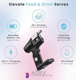 Kit de Pistolet à Bulles et Fumée Flavour Blaster Pro pour Cocktails