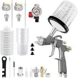 Kit de Pistolet à Peinture D1 LVLP ? Pistolet à Peinture Premium Facile à Utiliser pour Voitures et Bricolage