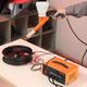 Kit De Pistolet De Système De Peinture En Poudre 50kv Réglable Avec Pédale De Pied Pour Finition Diy Professionnelle