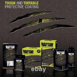 Kit de Revêtement de Lit de Camion U-POL Raptor Urethane Teintable à Pulvériser avec Pistolet de Pulvérisation Gratuit 4L