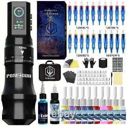 Kit de Stylo Tatouage de Haute Qualité pour Maquillage Permanent Nouveau Kit de Pistolet Tatouage avec Alimentation Électrique