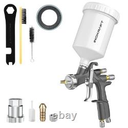 Kit de base de pistolet à peinture InoKraft D1 LVLP, facilité d'utilisation, pistolet à peinture pour voitures et H