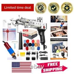 Kit de bricolage pour la fabrication de tapis avec pistolet à touffes en olive noire polyvalent et taille-haie pour tapis