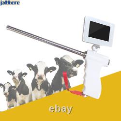 Kit de caméra de pistolet d'insémination artificielle visuelle pour vache avec écran réglable à 360 NOUVEAU