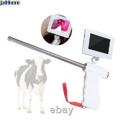 Kit de caméra de pistolet d'insémination artificielle visuelle pour vache avec écran réglable à 360 NOUVEAU
