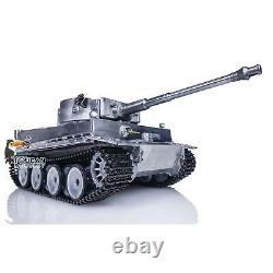 Kit de char RC Mato Tiger I 1/16 presque tout en métal avec unité de tir BB et mitrailleuse