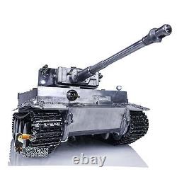 Kit de char RC Mato Tiger I 1/16 presque tout en métal avec unité de tir BB et mitrailleuse