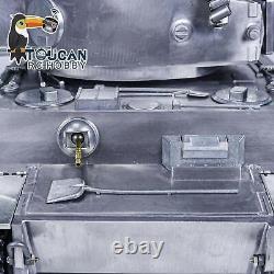 Kit de char RC Mato Tiger I 1/16 presque tout en métal avec unité de tir BB et mitrailleuse