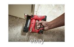 Kit de cloueuse à épingles sans fil Milwaukee 2540-21 M12 12 volts 23-gauge lithium-ion avec
