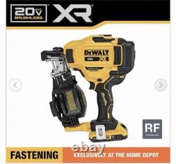 Kit de cloueuse de toiture à bobine sans fil 15° DEWALT DCN45RND1 20V MAX XR, neuf sous scellé