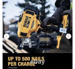 Kit de cloueuse de toiture à bobine sans fil 15° DEWALT DCN45RND1 20V MAX XR, neuf sous scellé