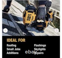 Kit de cloueuse de toiture à bobine sans fil 15° DEWALT DCN45RND1 20V MAX XR, neuf sous scellé