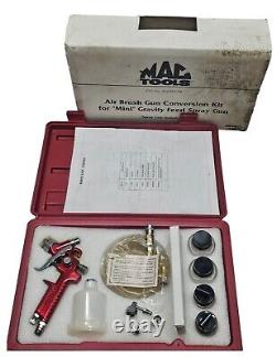 Kit de conversion de pistolet à peinture Mini Gravity Feed Spray Gun Set Air Brush Mac Tool Sg65ekab Neuf