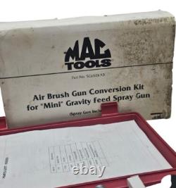 Kit de conversion de pistolet à peinture Mini Gravity Feed Spray Gun Set Air Brush Mac Tool Sg65ekab Neuf
