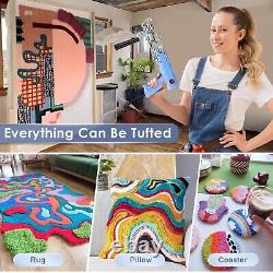 Kit de démarrage Fancybant Tufting Gun avec cadre, cadre de 27,5 x 27,5 pour Ru