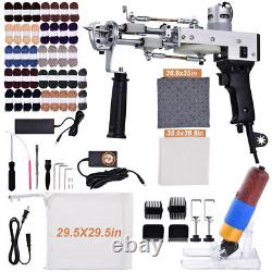 Kit de démarrage de pistolet à tufting Riiai, pistolet à tapis pour boucle coupée et boucle pour la fabrication de tapis