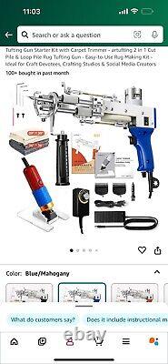 Kit de démarrage de pistolet à tufting, projecteur, pince et fil