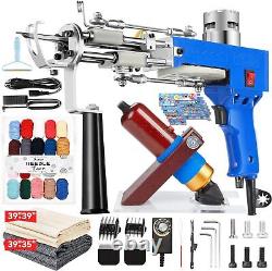 Kit de démarrage pour pistolet à touffeter, kit de machine à fabriquer des tapis, 2 en 1 boucle coupe pile touffetage