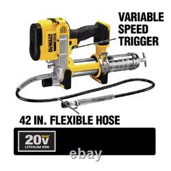 Kit de graissage sans fil DEWALT DCGG571M1 20V authentique 10 000 PSI à vitesse variable