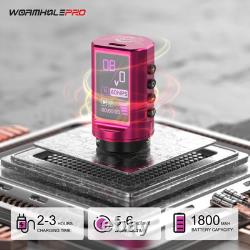 Kit de machine à tatouer 80PCS avec 7 courses réglables, capacité de 1 800 mAh remplacement