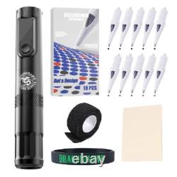 Kit de machine à tatouer sans fil X4 avec cartouches à bille pour la pratique