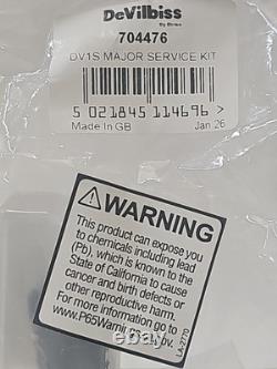 Kit de manchons d’identification pour pistolet de pulvérisation DeVilbiss 704473, lot de 6, pour DV1-S, réparation ponctuelle, neuf