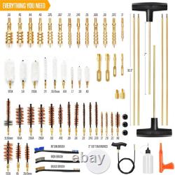 Kit de nettoyage d'arme GLORYFIRE Elite, kit de nettoyage universel pour pistolet, fusil de chasse et arme de poing