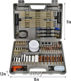 Kit de nettoyage d'arme GLORYFIRE Elite, kit de nettoyage universel pour pistolet, fusil de chasse et arme de poing